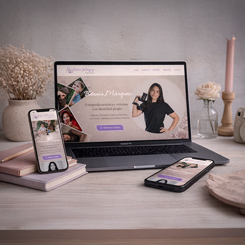 Sitio web Betania Márquez fotografía
