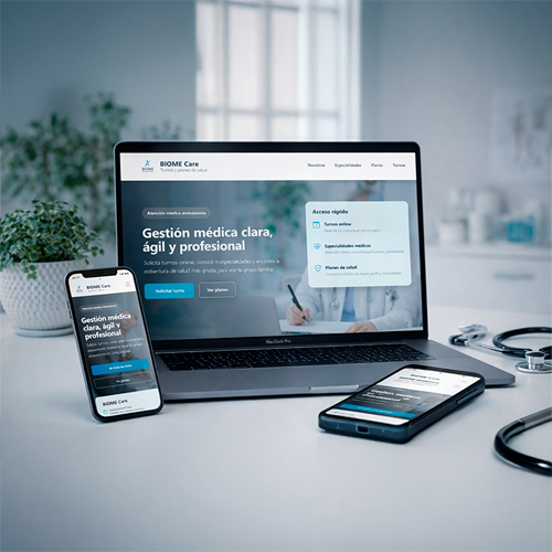 Vista previa del proyecto BIOME Care